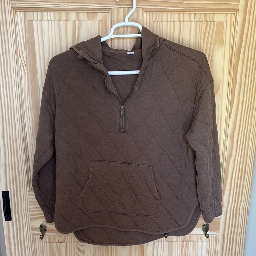 Old Navy Brown Pullover Hoodie
